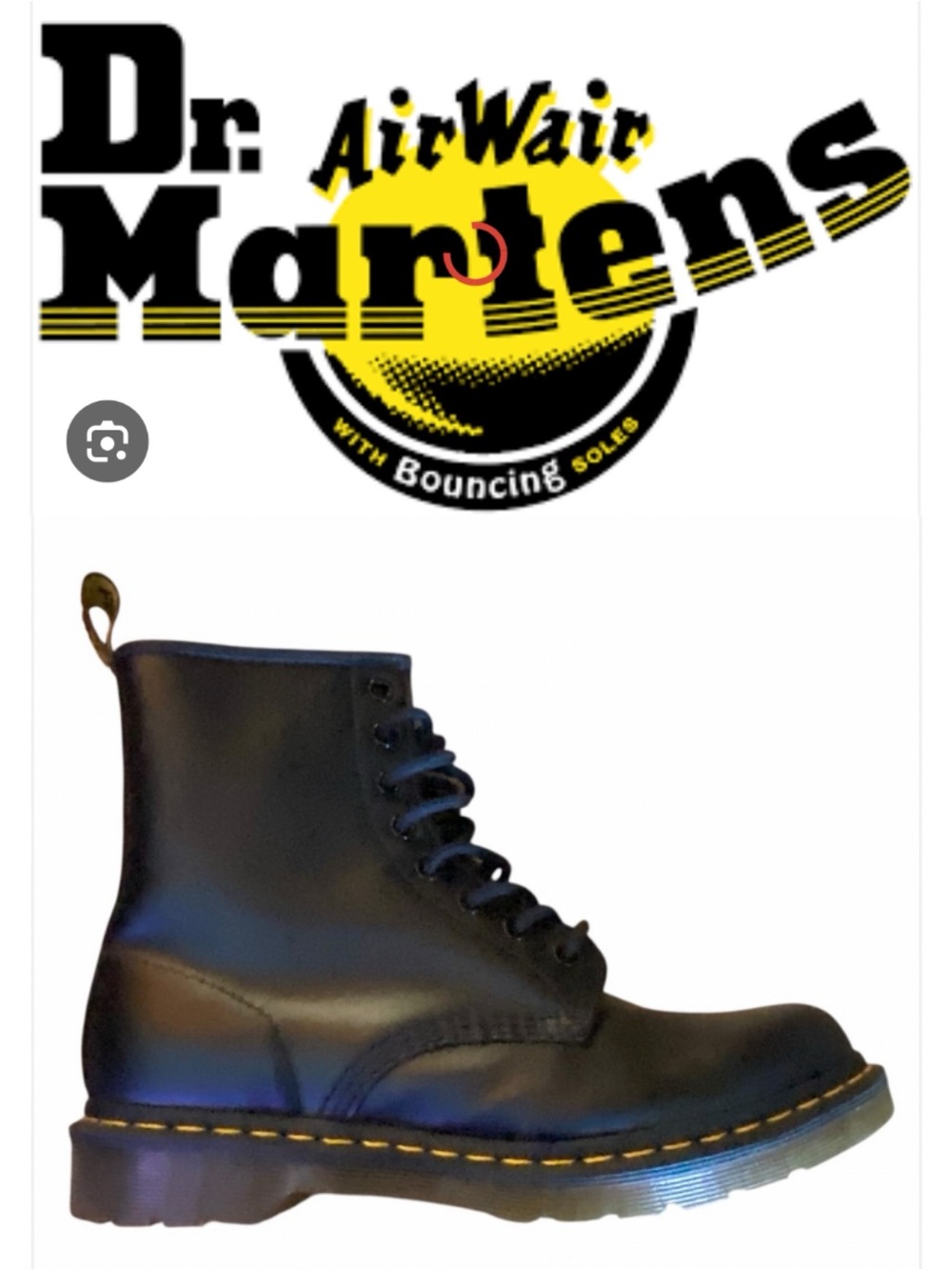 New Dr. Martens Boots 1460 Women’s Combat Black 9